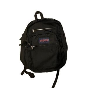 JanSport Big Student 3 Section Black Backpack